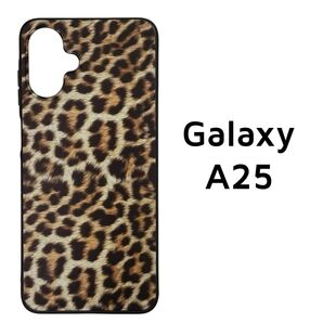 Galaxy A25 5G ヒョウ柄 ソフトケース カバー