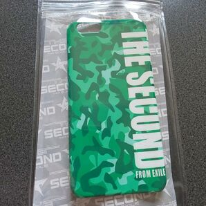 美品 入手困難 EXILE 会員限定スマホケース THESECOND 緑 迷彩