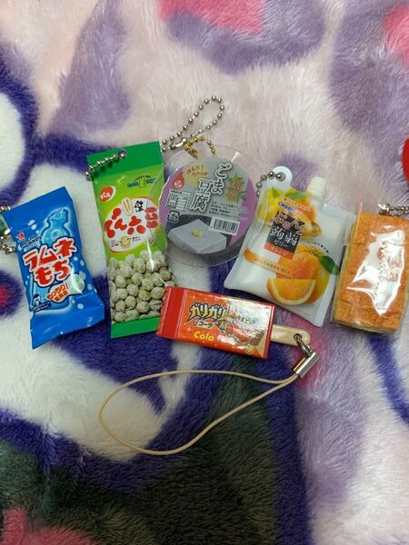 食品サンプルキーホルダー 6点セット