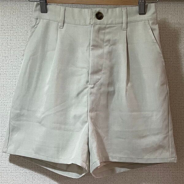 AS KNOW AS バックレースアップ ショートパンツ 裏地付き
