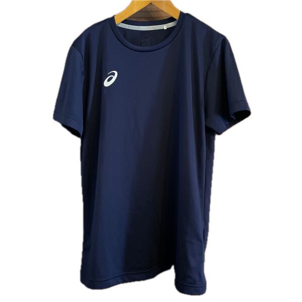 asics アシックス Tシャツ ネイビー