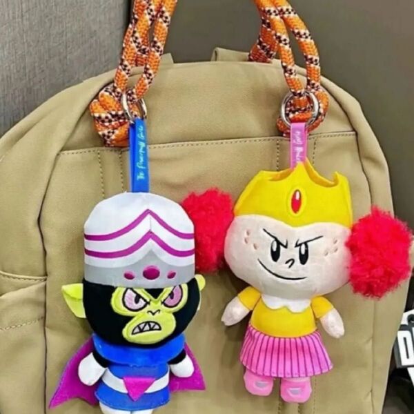 パワーパフガールズ 女の子 プリンセス 敵役 キーホルダー マスコット ぬいぐるみ
