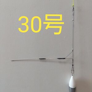 デルナー錘 30号と針掛りが良くて当たりも楽しめる オリジナル天秤の3本セット