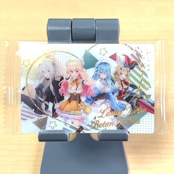ホロライブ プロダクション ウエハース 一弾 5期生 集合 雪花ラミィ 桃鈴ねね 尾丸ポルカ hololive wafer 1