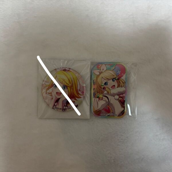 プロセカ プロジェクトセカイ 鏡音リン 缶バッチ
