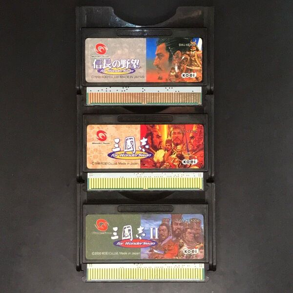 WS 信長の野望 / 三国志 シリーズ 3本セット ワンダースワン