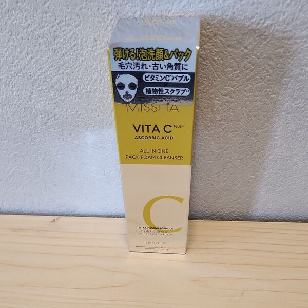 MISSHA ビタシープラス 泡マスク洗顔 140ml