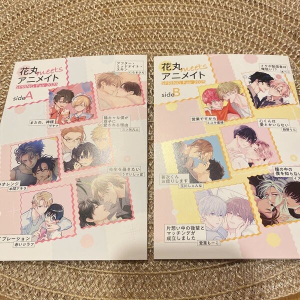 【新品未使用】花丸 スプリングフェア アニメイト 特典 リーフレット 赤いシラフ にむまひろ ヴヤマ イズミハルカ ミユキ蜜蜂
