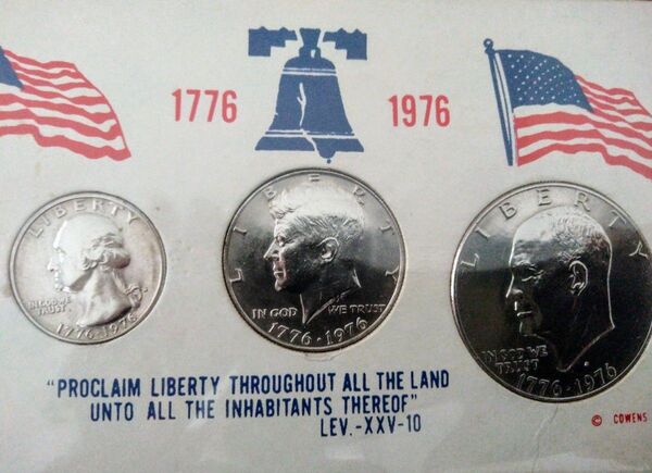 アメリカリバティコイン1776-1976 記念コインセット コインは美品