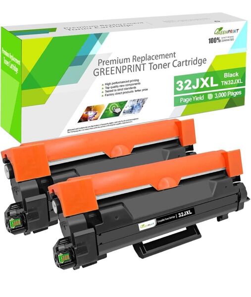 互換トナーカートリッジ 32JXL TN32JXL TN-32JXL 2本 黒 大容量 約3000ページ 対応機種 Brother
