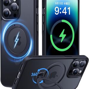 【2025最高傑作&定点360度回転】CASEKOO iPhone 14 Pro Max 用 ケース 超強磁力