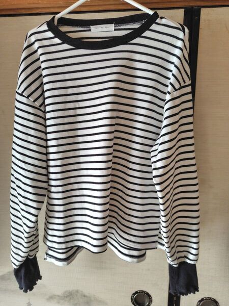 ボーダー 長袖 Tシャツ カットソー Dear my dear