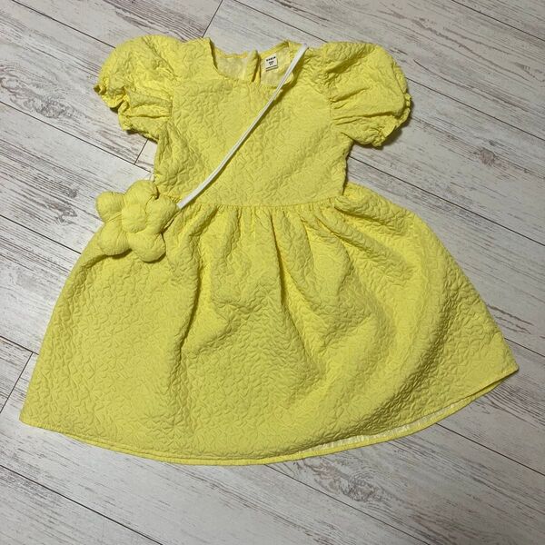 SHEIN キッズ 6y ワンピース イエロー