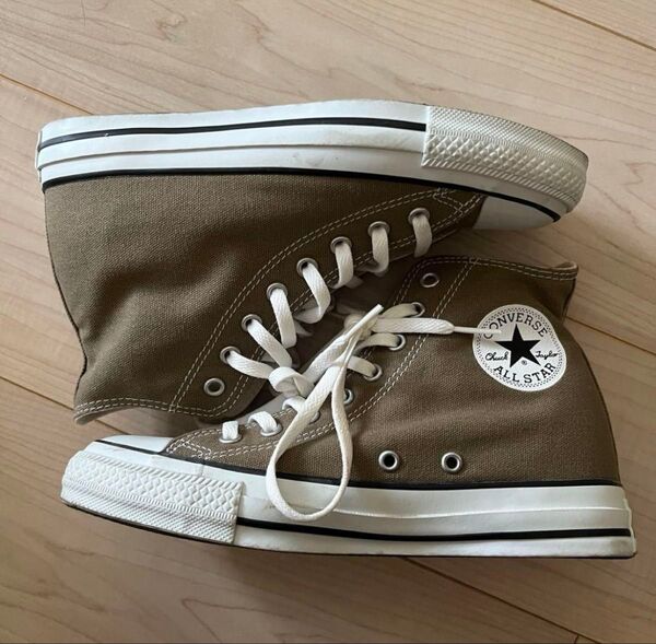 【美品】CONVERSE コンバース オールスター カーキ 24cm
