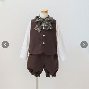 ぺんぎんのおしり ぼくの工房 ベイクドカラーのセットアップ フォーマル 90