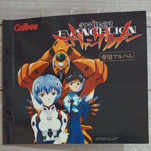 Calbee 新世紀エヴァンゲリオンカード37枚と専用アルバム クロニクル2冊セット 中古