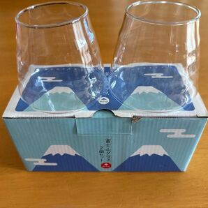 新品未使用 富士山グラス 2個セット