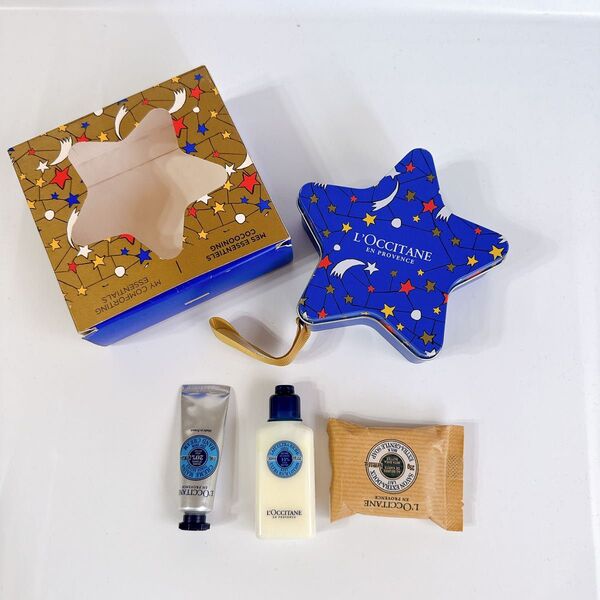 未使用 L''OCCITANE ロクシタン 星型缶入り ハンドクリーム ソープ ローション 3点セット