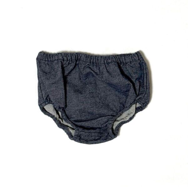 美品 LOIR paris ロワールパリ デニム ブルマ 24m ショートパンツ bloomer おむつカバー バースデー ゴム