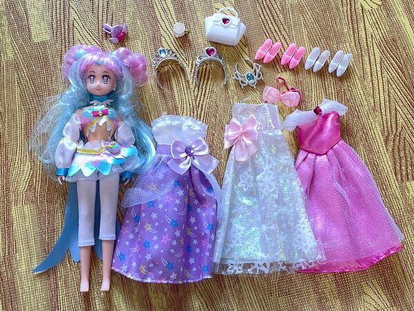 プリキュア 着せかえおもちゃ ドレス くつ アクセサリー