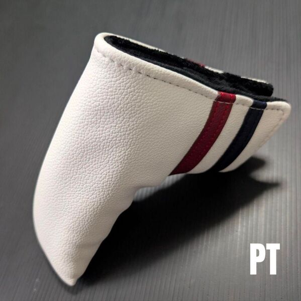 ヘッドカバー パター PT ピンタイプ マグネット 脱着 トリコロールカラー