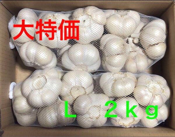 青森県産 にんにく L 2kg 大特価