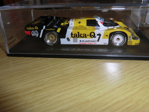 国際貿易特注 1/43 ポルシェ JOEST PORSCHE 956 #7 taka-Q LM 1986 