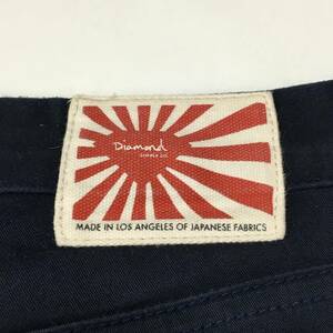 DIAMOND SUPPLY&CO SLIM PANTS NAVY ダイアモンドサプライ スリム パンツ ネイビー 紺 W30 メンズ ズボン ストリートブランド