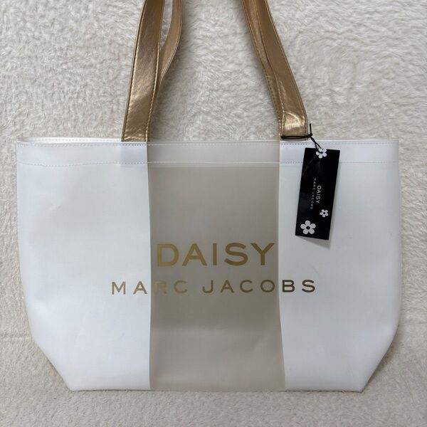 未使用 MARC JACOBS DAISY トートバッグ ビニールバッグ 大容量