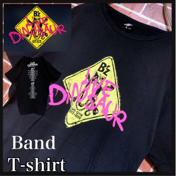【希少】B'z★ビーズ★LIVE DINOSAUR★2017★バンドtシャツ★ロックtシャツ★バンtee★稲葉浩志★松本孝弘★古着