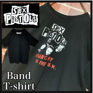 SEX PISTOLS★セックスピストルズ★アナーキー・イン・ザ・UK★2024★オフィシャル★バンドtシャツ★シドビシャス★L