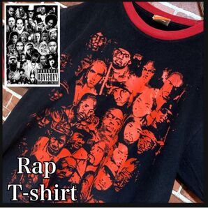 【激レア】HIP HOP★RAP★ラッパー★レジェンド★アーティスト★イラスト★プリント★リンガー★raptees★ラップtシャツ