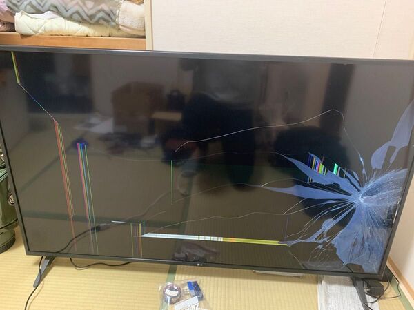 LG 60インチ テレビ 液晶割れ 部品取りに ジャンク
