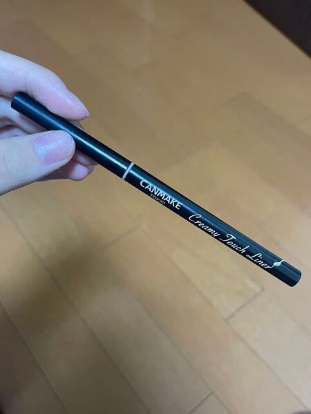 CANMAKE クリーミータッチライナー 01 ブラック