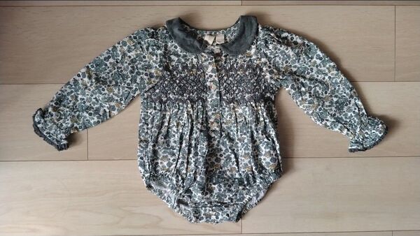 24AW little cotton clothesロンパ18-24m