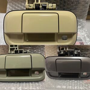 スズキ バックドアハンドル ハスラー、エブリイ等82851A50M2リクエストスイッチ穴有、カメラ穴無し3点セット