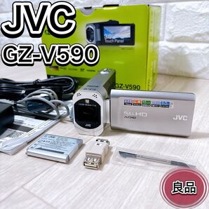 JVC ハイビジョンメモリームービー 64GB シルバー GZ-V590-S