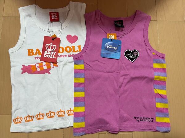 新品タグ付き ベビードール ベビド タンクトップ トップス 100 キッズ 子供服 セット売り まとめ売り ノースリーブ