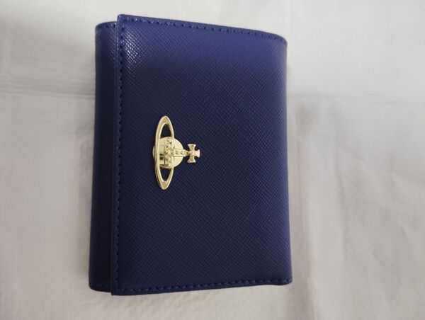 お値下げ!新品Vivienne Westwood 三つ折り財布 ブルー