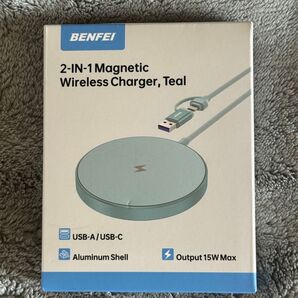 BENFEI Magnetic ワイヤレス充電器 15W出力 MagSafe充電器 マグネット式 iPhone