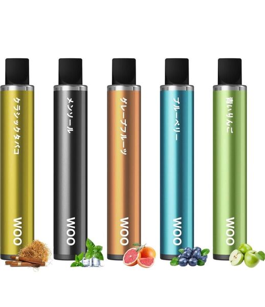 電子タバコ 使い捨て VAPE 12500回吸引可能 5風味セット ベイプ 禁煙グッズ 爆煙 大容量 電子たばこ 水蒸気タバコ