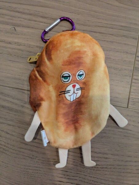 パンどろぼう カラビナ付きミニポーチ