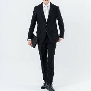 新品 TETE HOMME/テットオム 尾州ウール フォーマルスーツ 裾上げテープ付き M