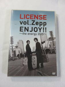 中古DVD『LICENSE vol.Zepp ENJOY!! ～the energy 2010～』出演、ライセンス。カナリア。ラフ・コントロール。三瓶。141分。同梱可能。