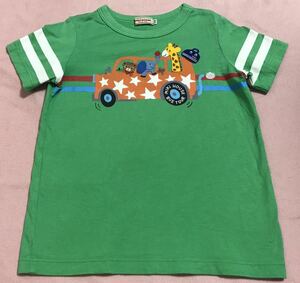 ★ミキハウス★半袖Tシャツ★110★プッチーくん バス 動物