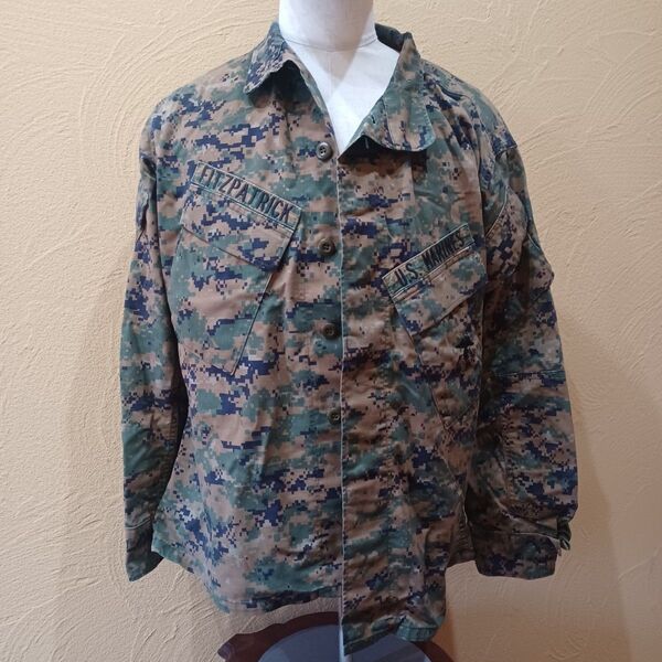 【美品】米軍 アメリカ U.S. MARINES 海兵隊エンブレム ジャケット