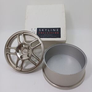 【未使用 美品】日産 R33 スカイラインGT-R ホイール型 灰皿 小物入れ