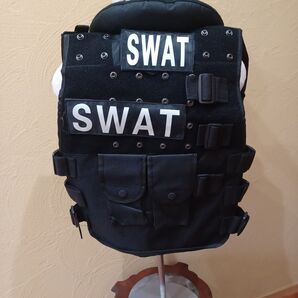 【新品】タクティカルベスト 特殊部隊 SWAT(スワット)レプリカ
