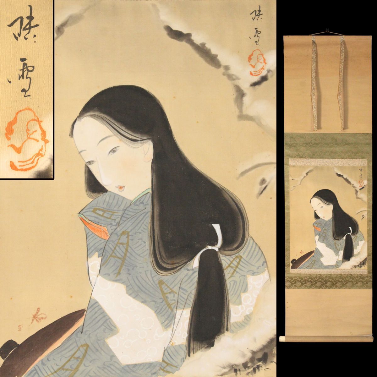 Yahoo!オークション -「美人画掛軸」(日本画) (絵画)の落札相場 Yahoo!オークション -「美人画掛軸」(日本画) (絵画)の落札相場