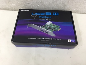 USB 3.0 Interface SuperSpeed 5G bps PCI Express x1 対応、高速USB3.0インターフェースボード　未開封品